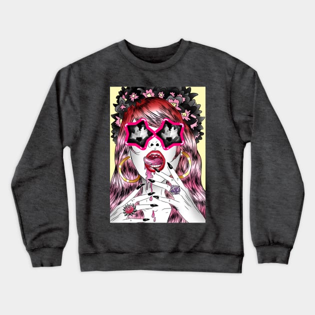 Holy Smoke! Crewneck Sweatshirt by VeronicaLux